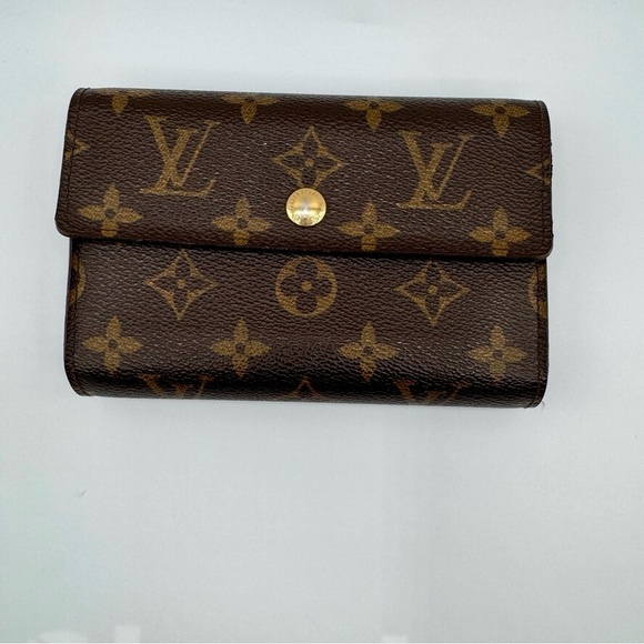 Louis Vuitton Dark Brown Monogram Wallet | Very Good Condition - Picture 1 of 15